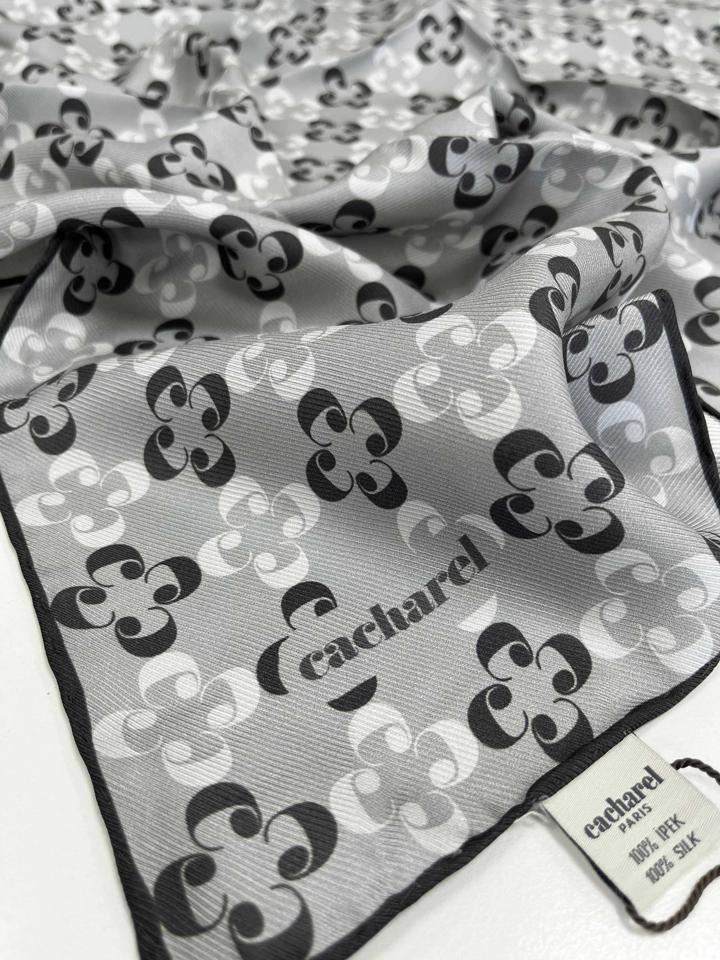 Cacharel Twill İpek Eşarp - 2026 İlkbahar-Yaz - 9139313-971 - Tivil