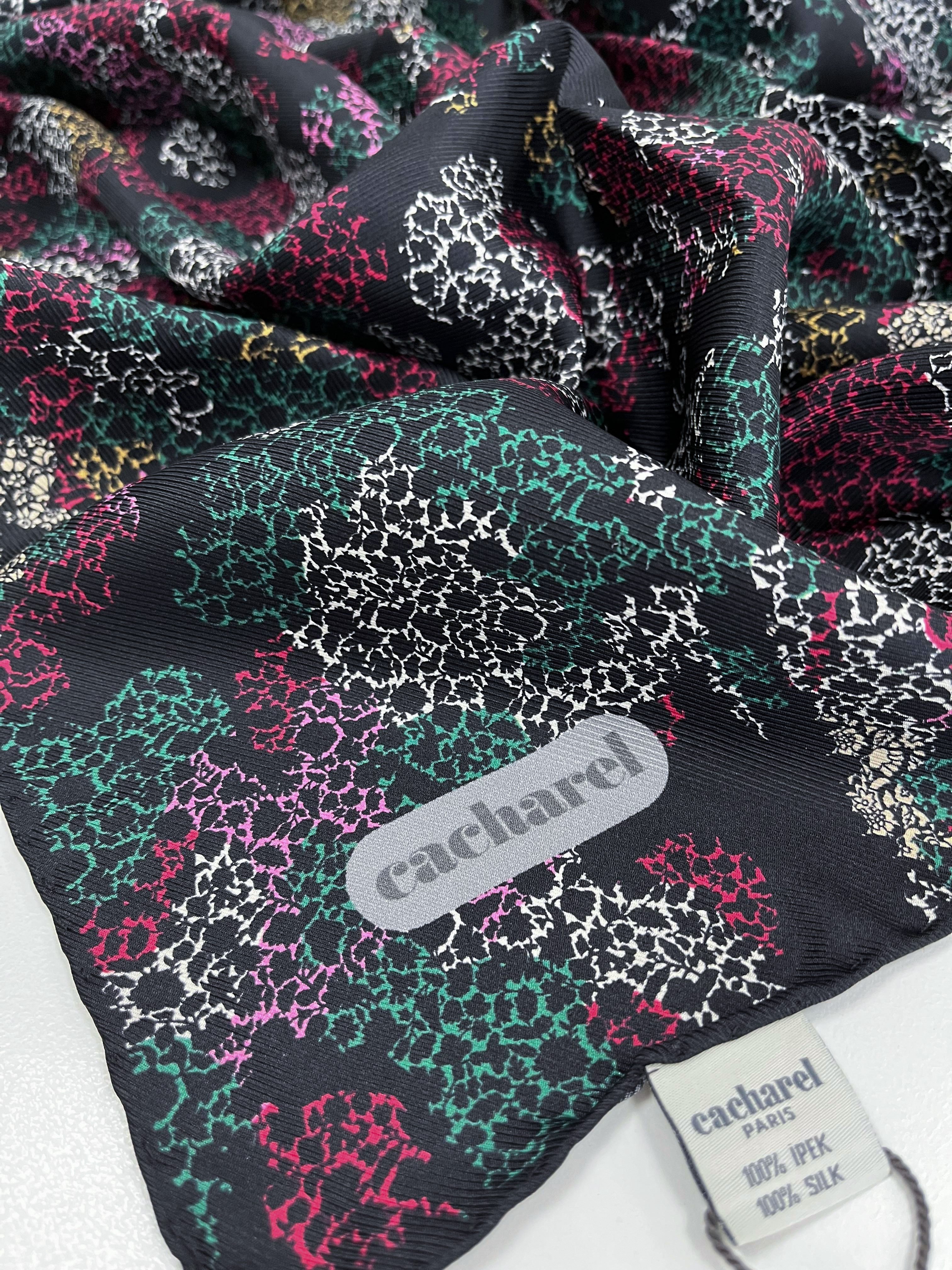 Cacharel Twill İpek Eşarp - 2026 İlkbahar-Yaz - 9142313-911 - Tivil