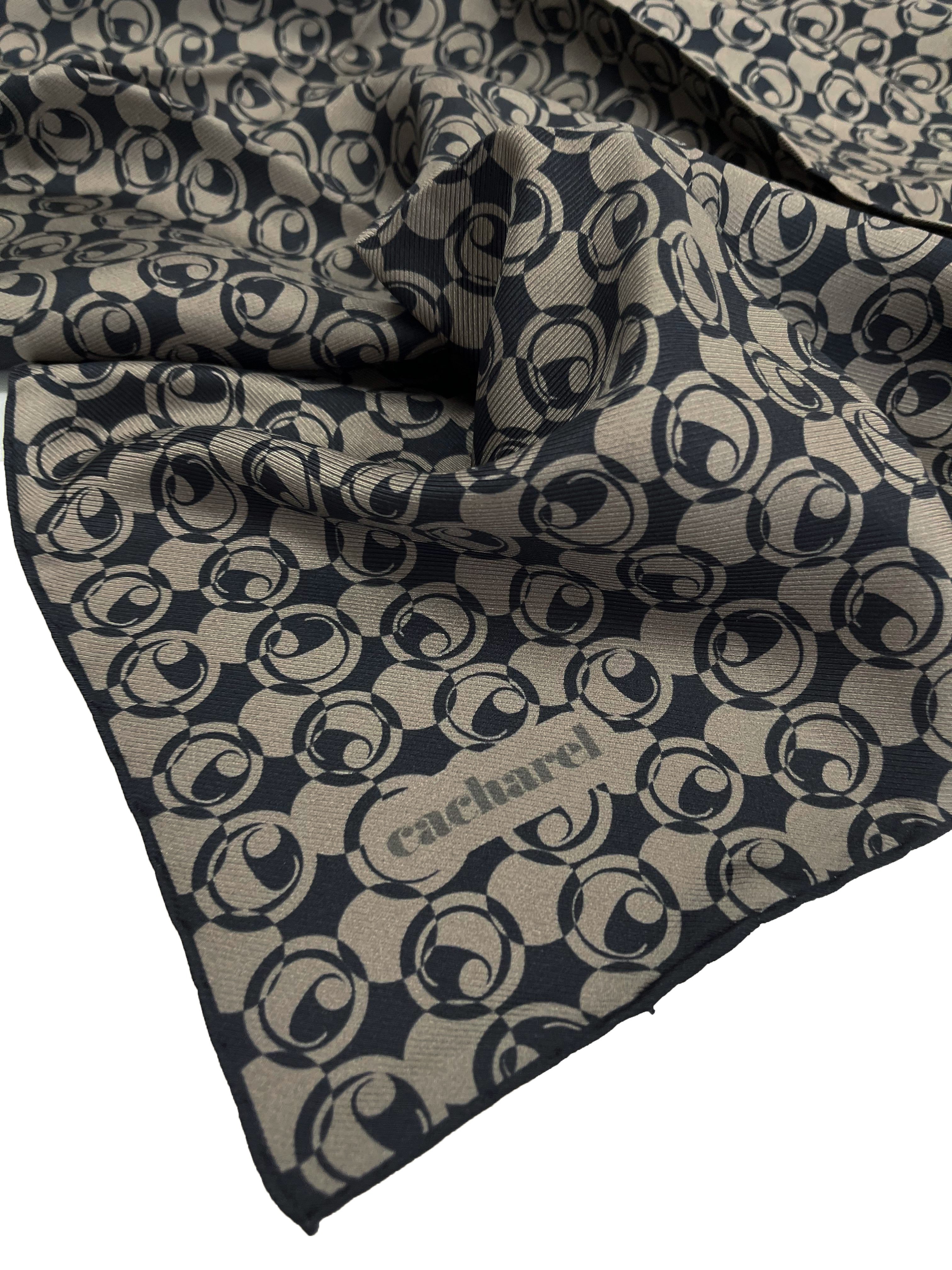 Cacharel Twill İpek Eşarp - 2026 İlkbahar-Yaz - 9145313-912 - Tivil