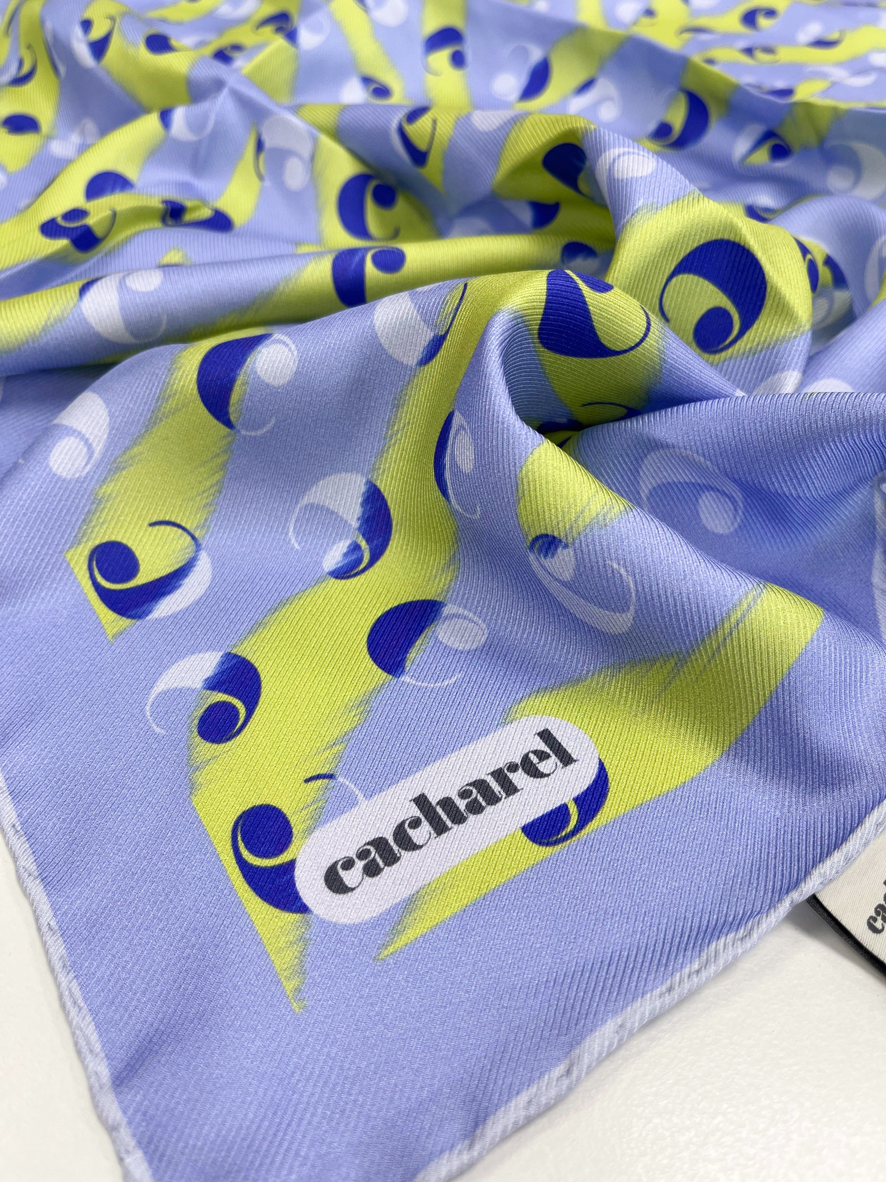 Cacharel Twill İpek Eşarp - 2026 İlkbahar-Yaz - 9150313-923 - Tivil
