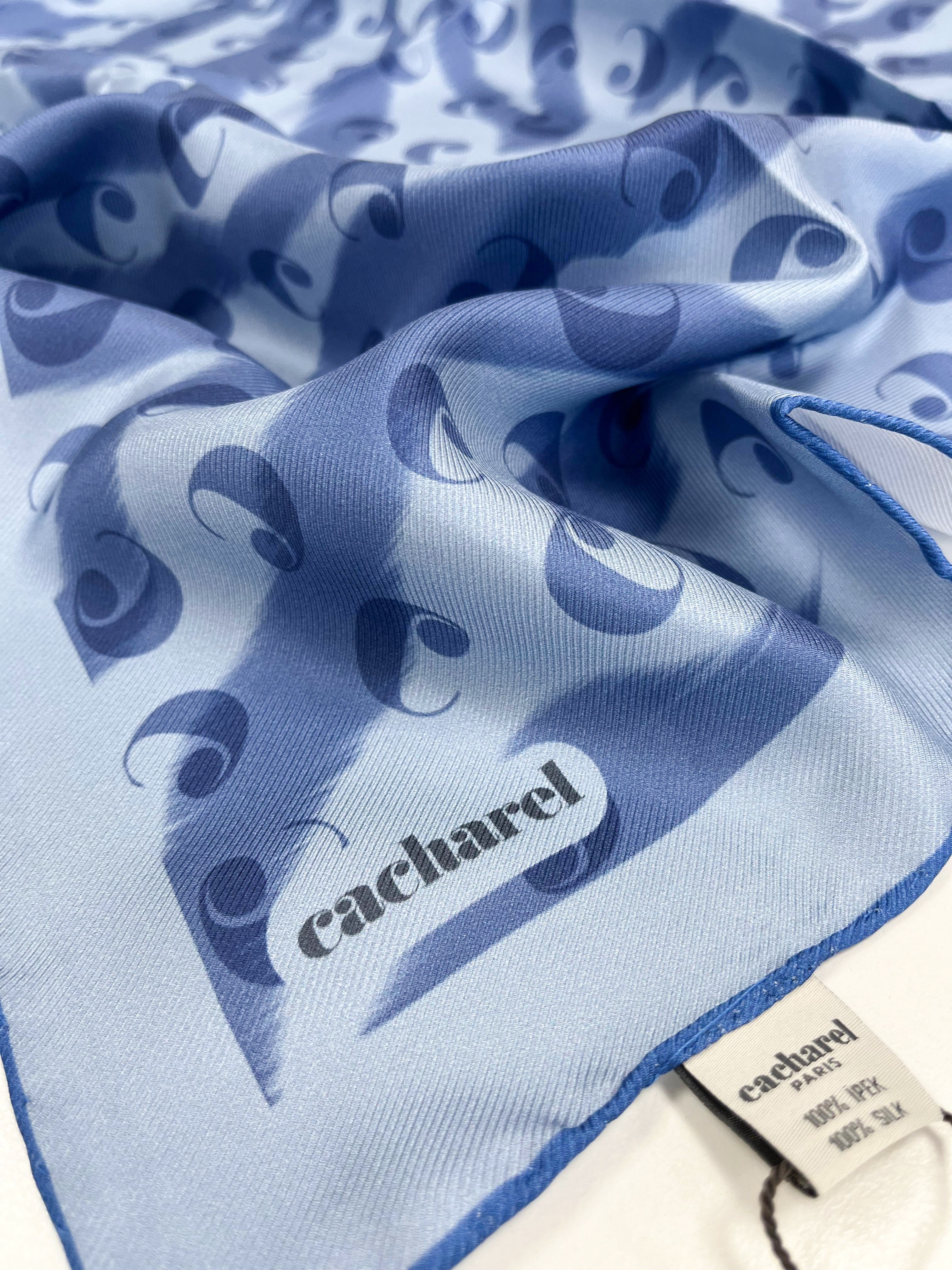 Cacharel Twill İpek Eşarp - 2026 İlkbahar-Yaz - 9150313-922 - Tivil