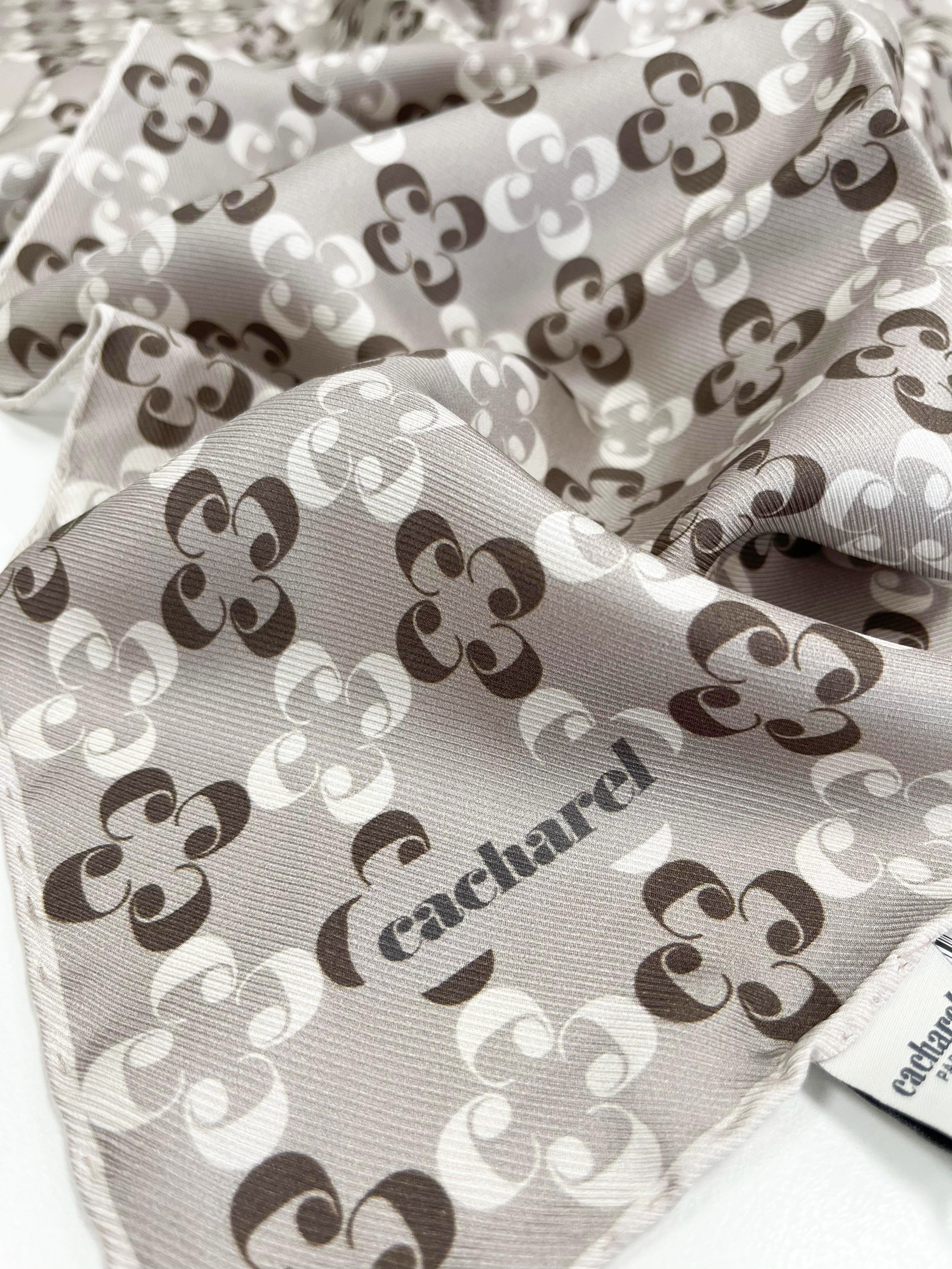 Cacharel Twill İpek Eşarp - 2026 İlkbahar-Yaz - 9139313-972 - Tivil