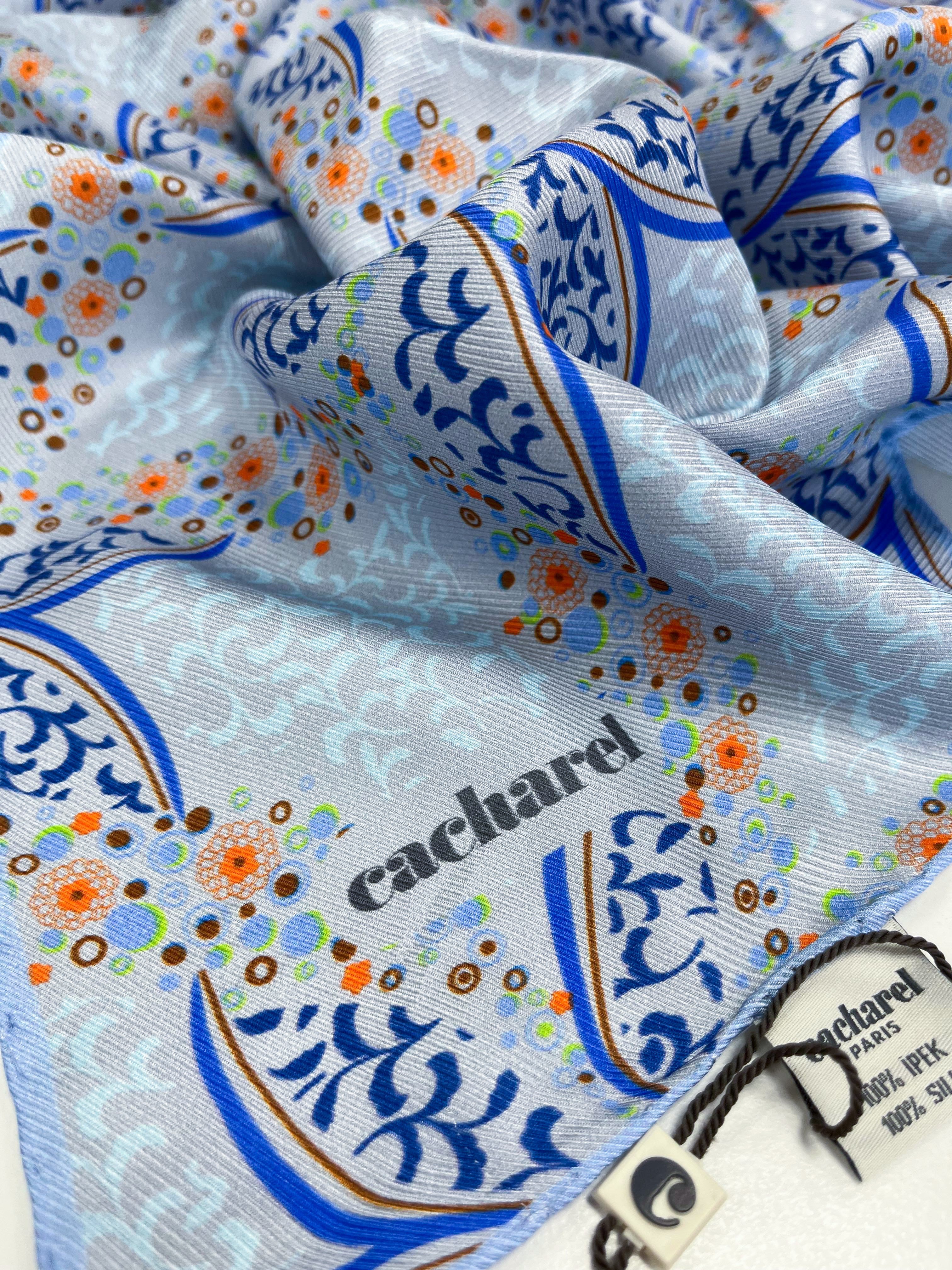 Cacharel Twill İpek Eşarp - 2026 İlkbahar-Yaz - 9141313-922 - Tivil
