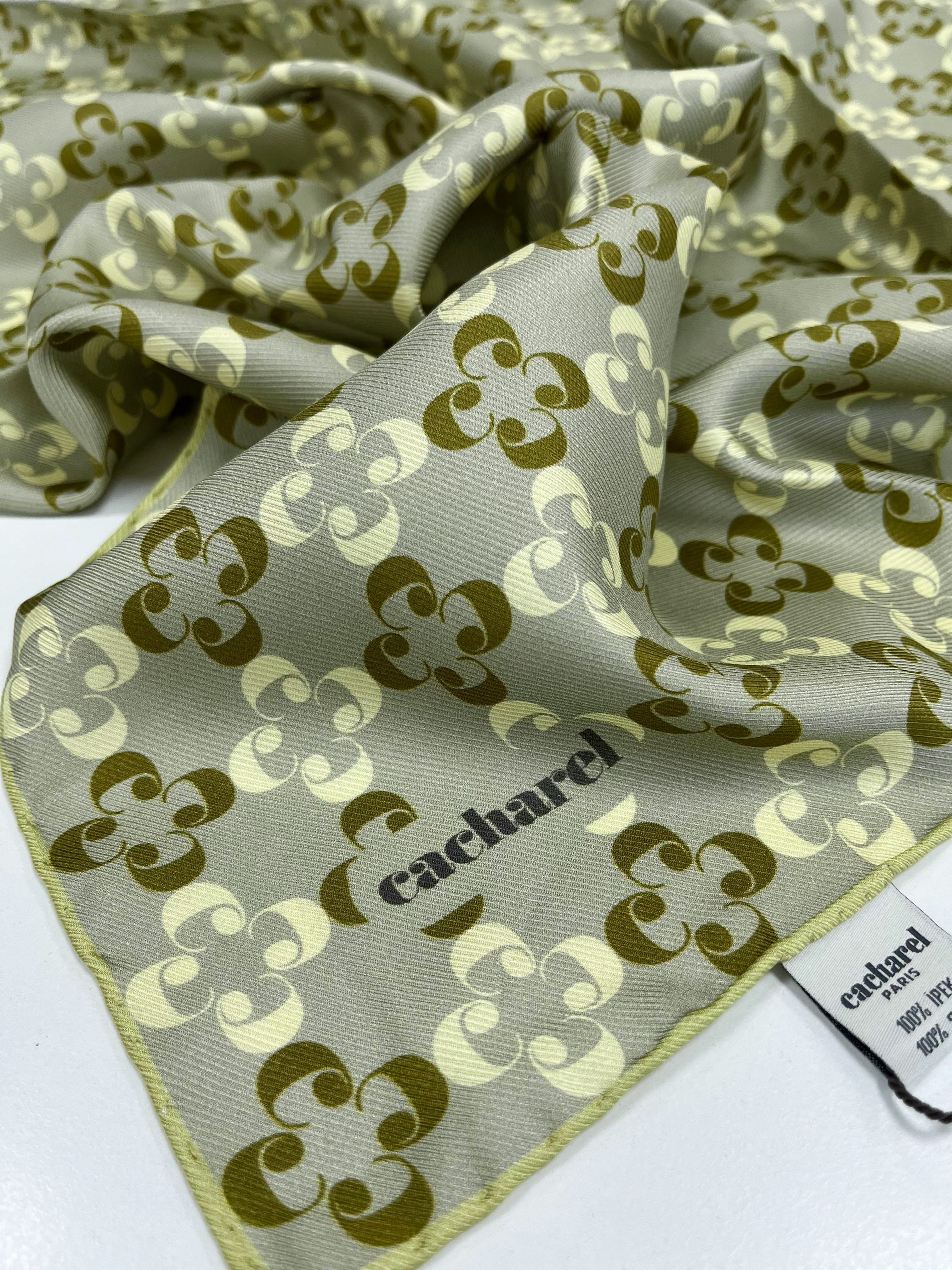 Cacharel Twill İpek Eşarp - 2026 İlkbahar-Yaz - 9139313-951 - Tivil