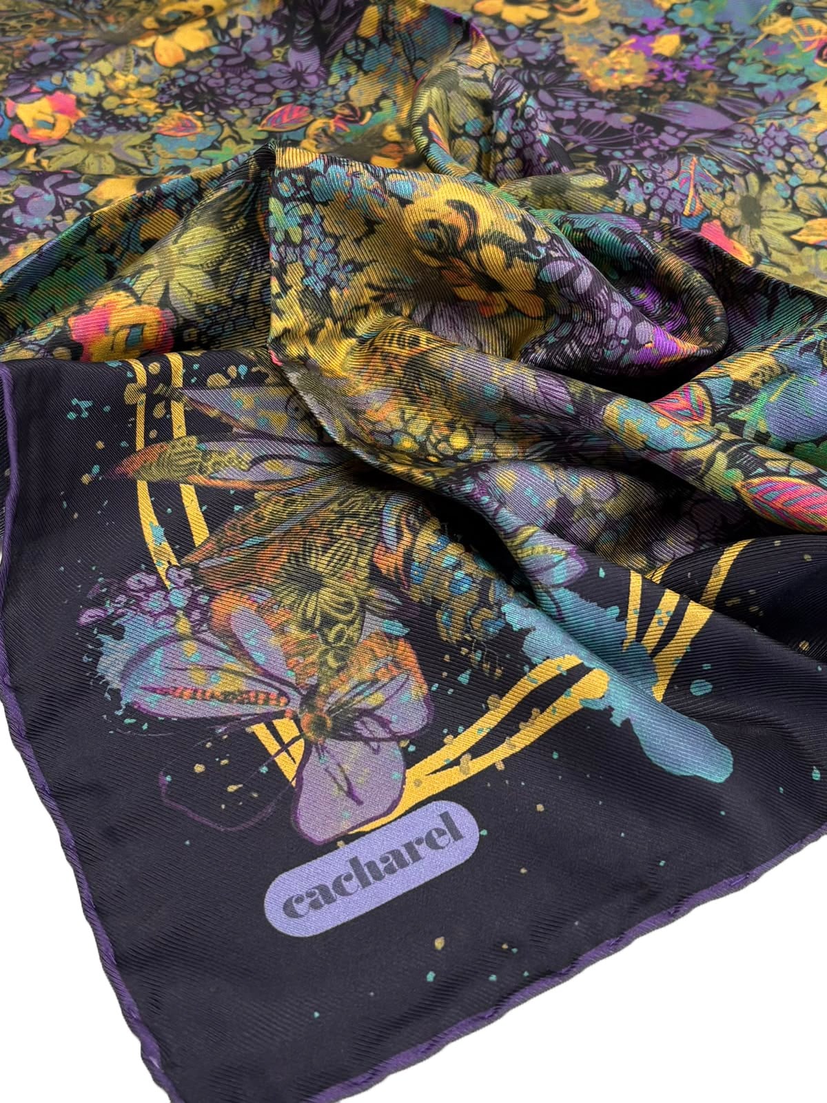 Cacharel Twill İpek Eşarp - 2026/2027 Sonbahar-Kış - 9229313-991 - Tivil
