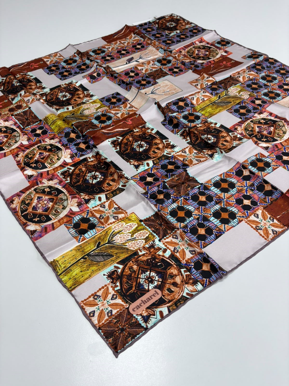 Cacharel Twill Silk Scarf - 7204313-991 - Twill