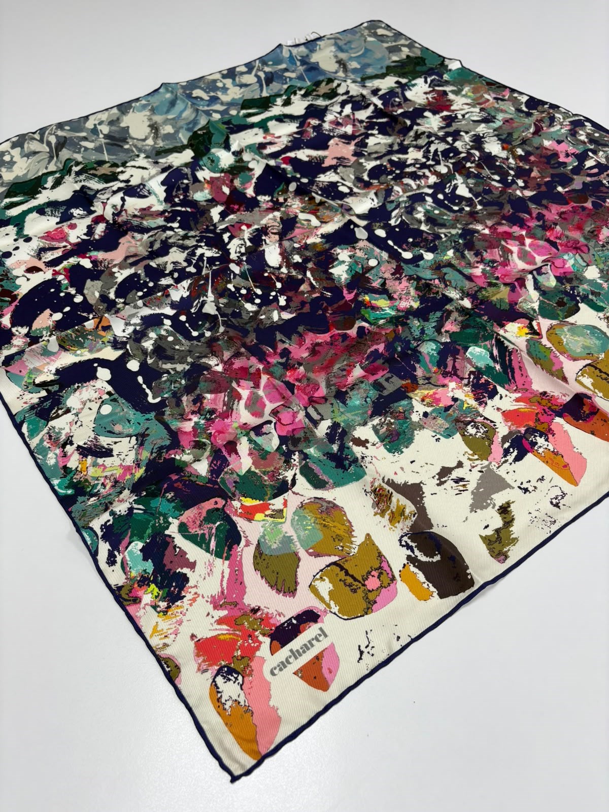 Cacharel Twill Silk Scarf - 7420313-921 - Twill