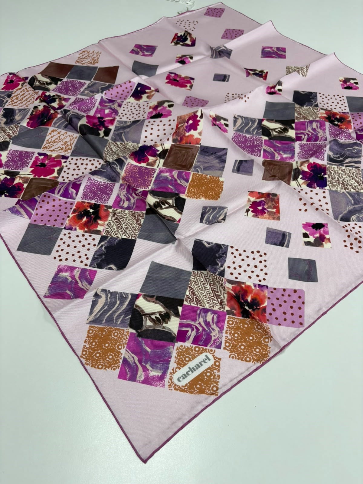 Cacharel Twill Silk Scarf - 7821313-991 - Twill