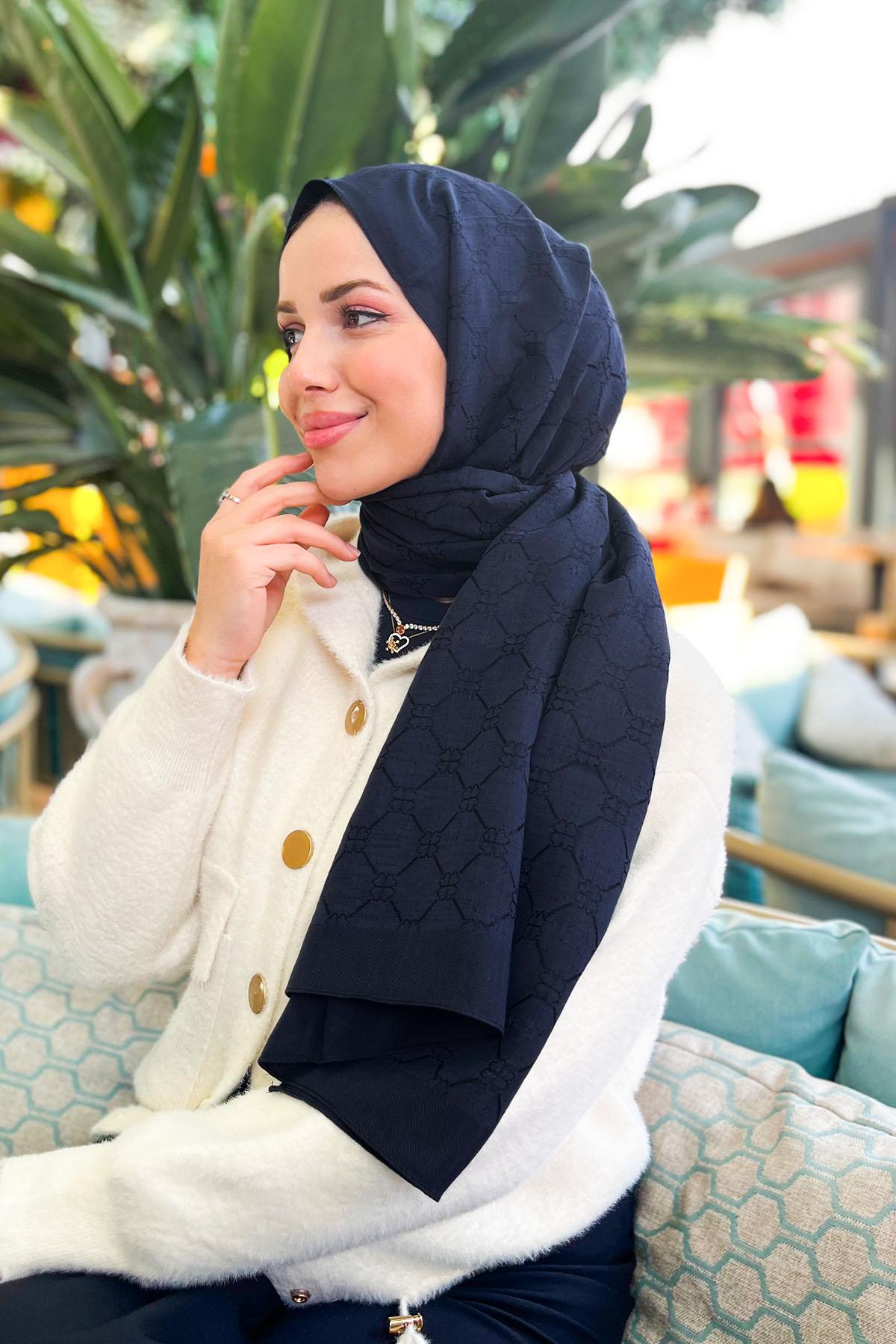 Evermore Yonca Şal - EV21 - Lacivert