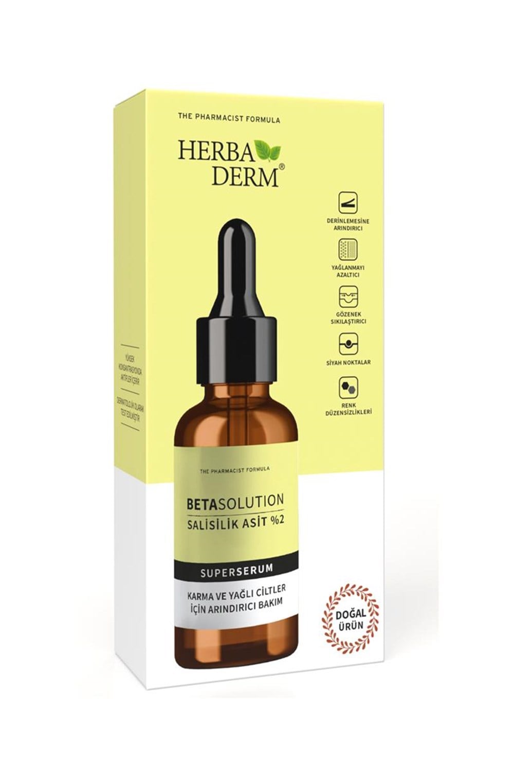 HERBADERM Betasolution Salisilik Asit Superserum (30 ml)