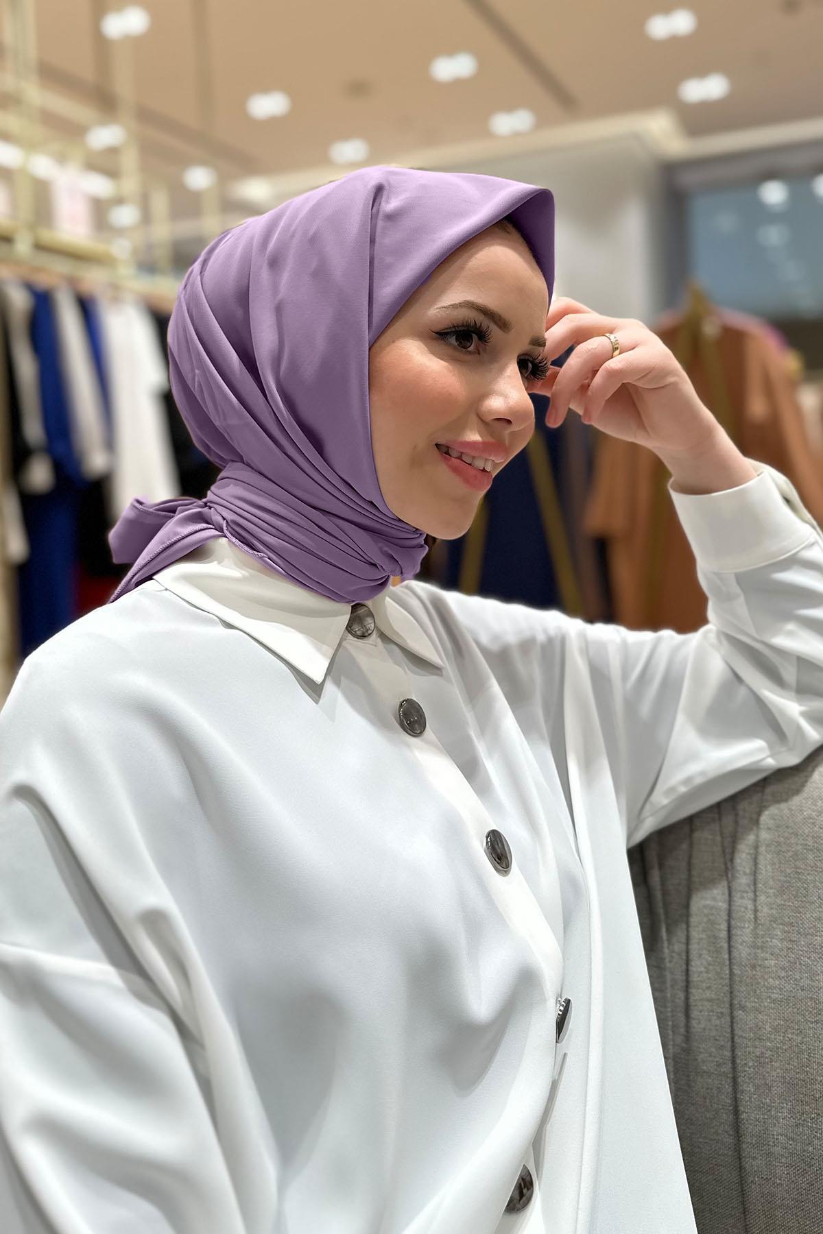 İpek Sultan Medine İpeği Eşarp - 16 Lavanta