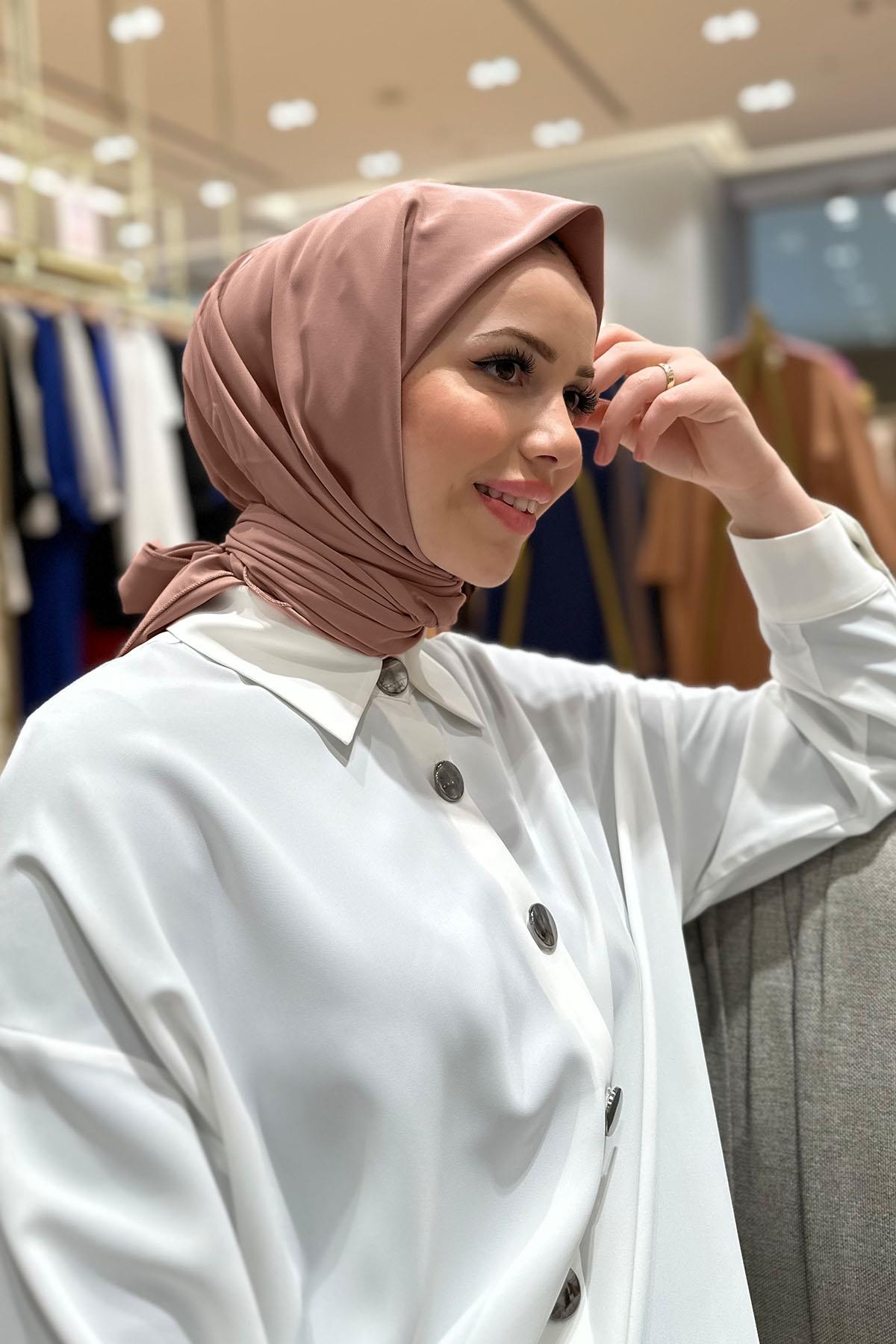 İpek Sultan Medine İpeği Eşarp - 45 Pastel Pembe