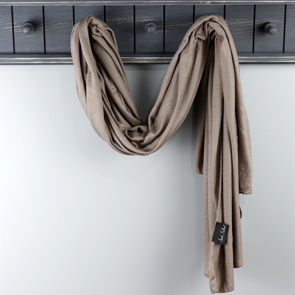 İpek Sultan Penye Şal - 15 - Toprak