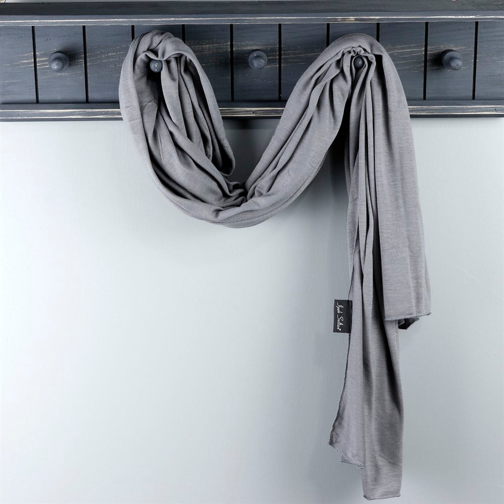 İpek Sultan Penye Şal - 17 - Gri