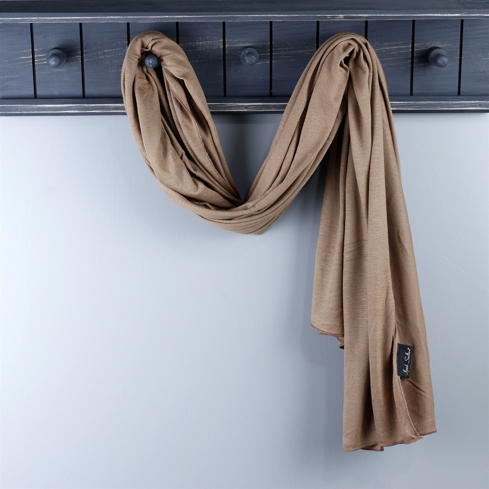 İpek Sultan Penye Şal - 18 - Kahve