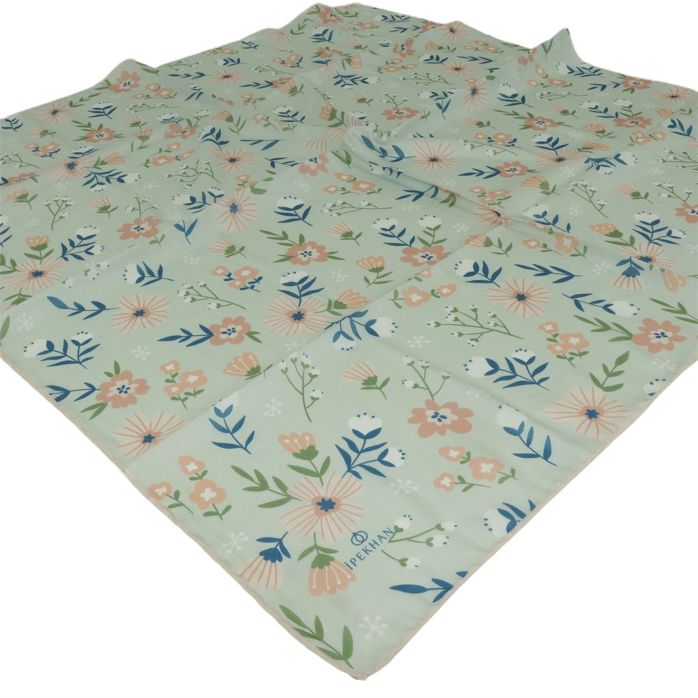 İpekhan Pamuk Eşarp - Çiçek Desen - IHE016-04