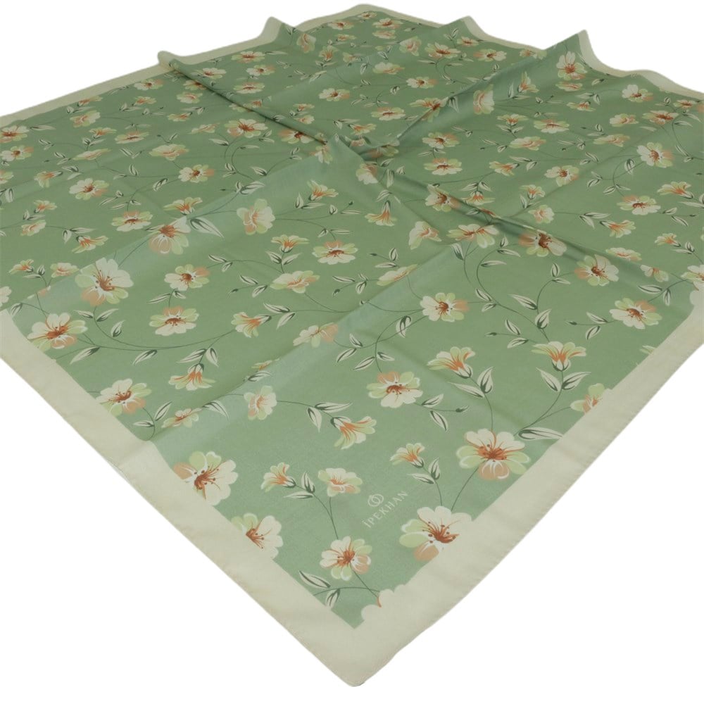 İpekhan Pamuk Eşarp - Çiçekli - IHE002-10A