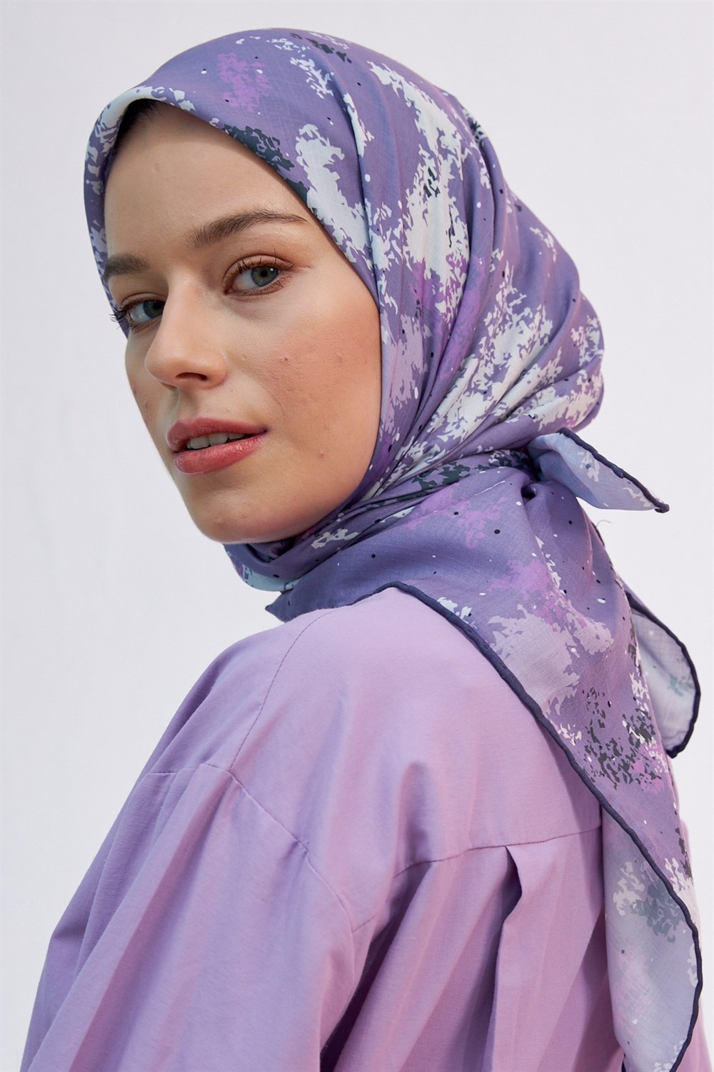 İpekhan Pamuk Eşarp - Çok Renkli - IHE011-02