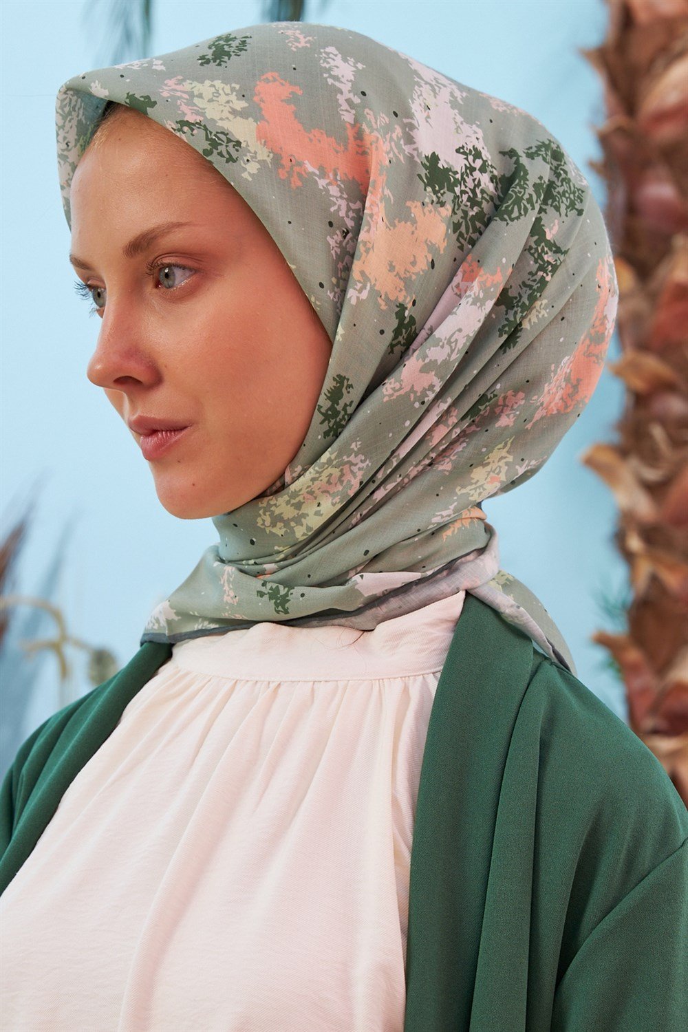 İpekhan Pamuk Eşarp - Çok Renkli - IHE011-12