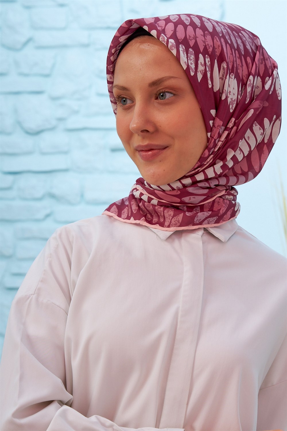 İpekhan Pamuk Eşarp - Demet Desen - IHE1068-02