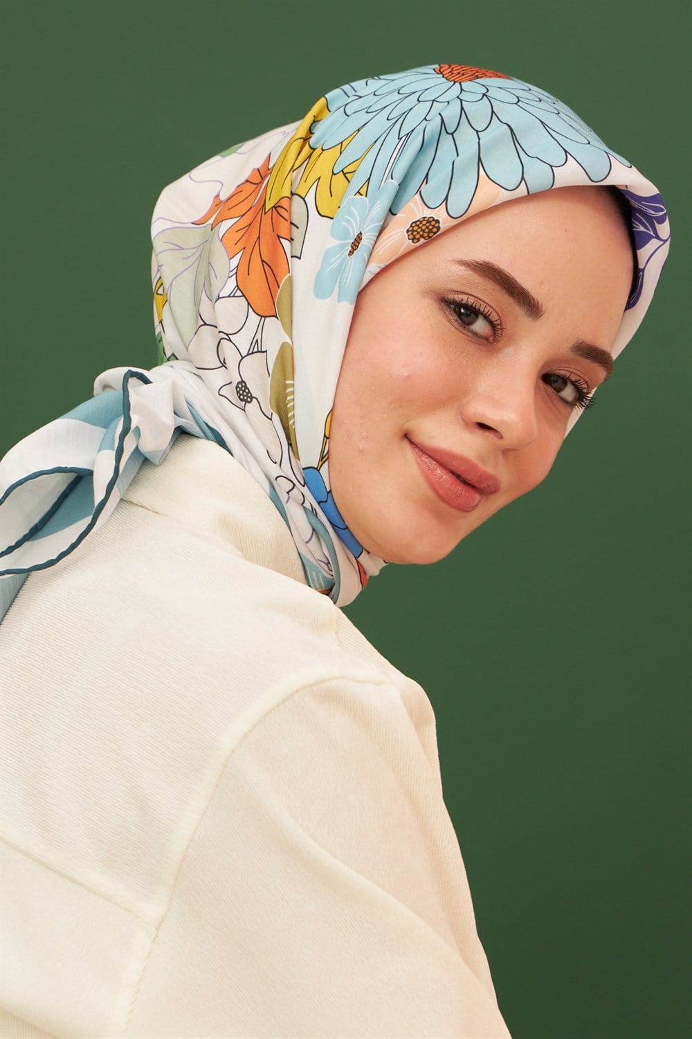 İpekhan Pamuk Eşarp - Hazal Desen - IHE1093-14
