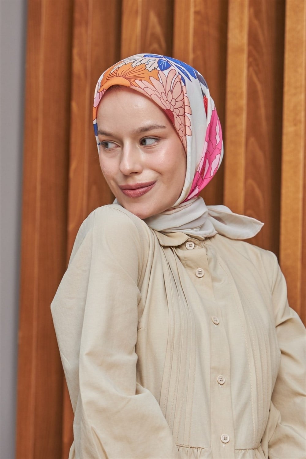İpekhan Pamuk Eşarp - Hazal Desen - IHE1093-12