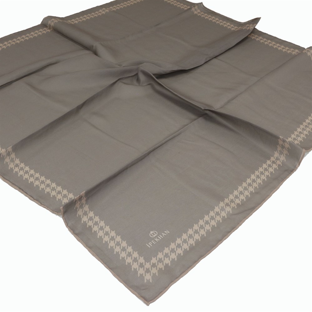 İpekhan Pamuk Eşarp - Kazayağı - IHE014-24