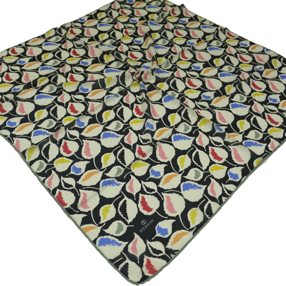 İpekhan Pamuk Eşarp - Lupin Desen - IHE1110-19