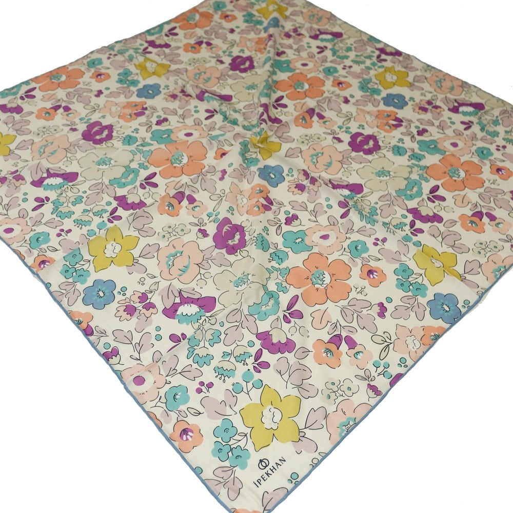 İpekhan Pamuk Eşarp - Nergis Desen - IHE1092-17