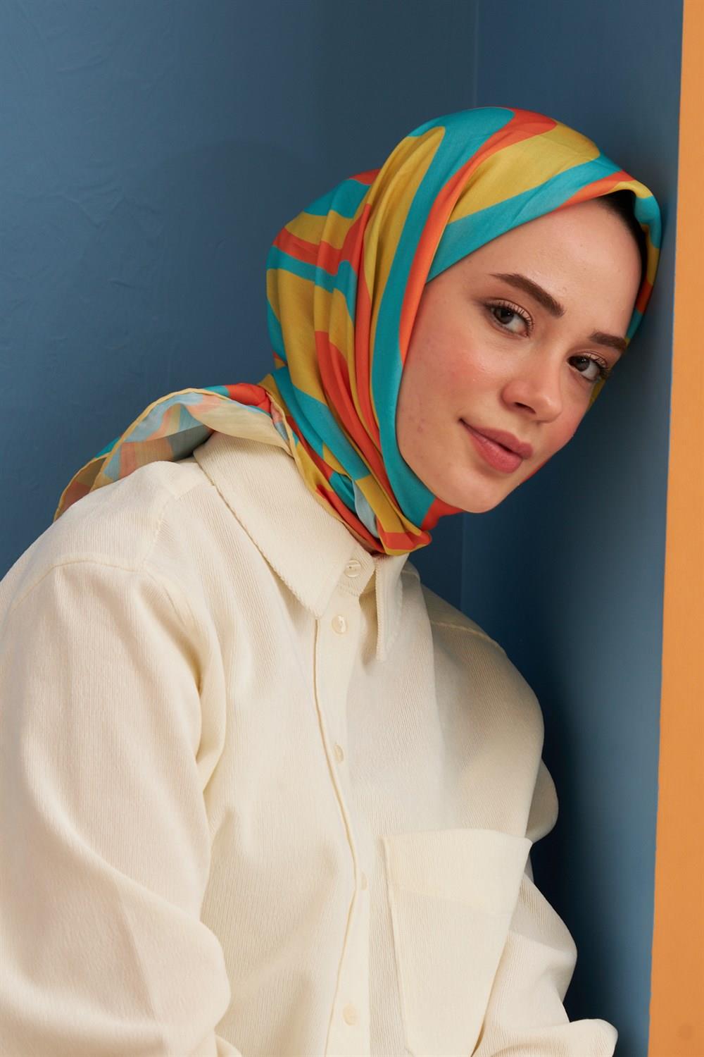 İpekhan Pamuk Eşarp - Twist Desen - IHE1100-20