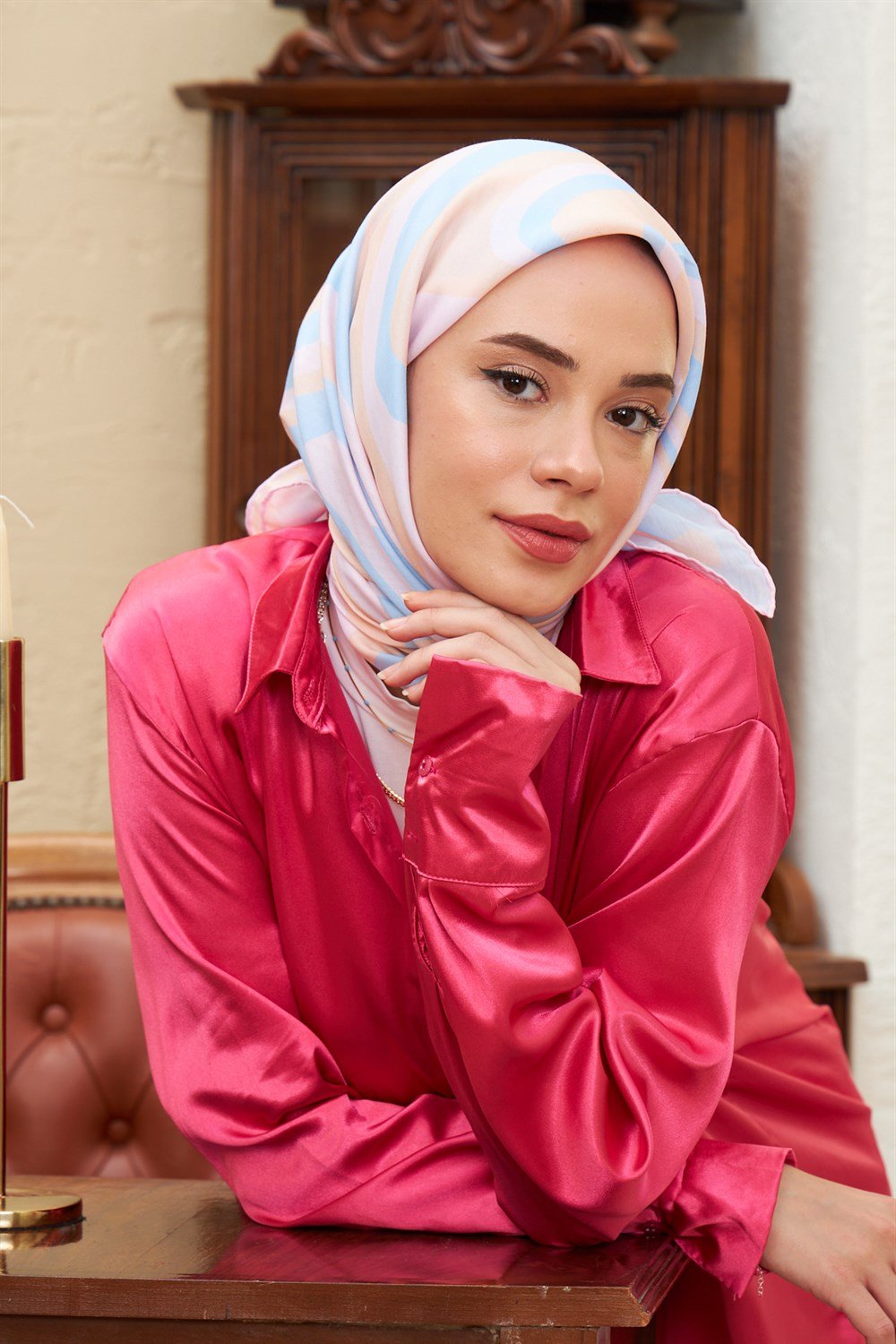 İpekhan Pamuk Eşarp - Twist Desen - IHE1100-13