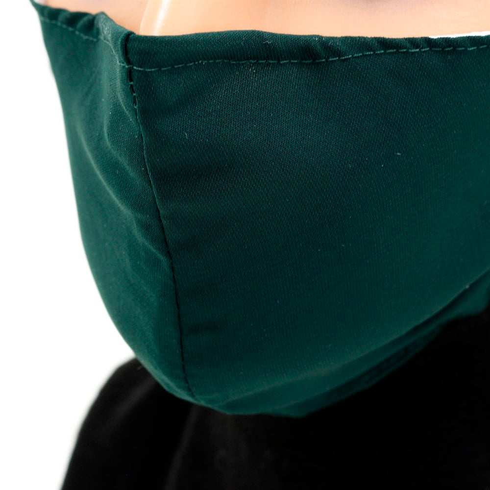 Medine İpeği Yıkanabilir Maske - Zümrüt Yeşili