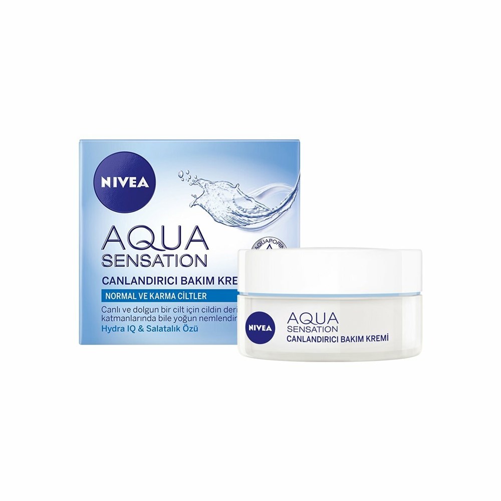 NIVEA Aqua Sensation Canlandırıcı Bakım Kremi (50 ml)
