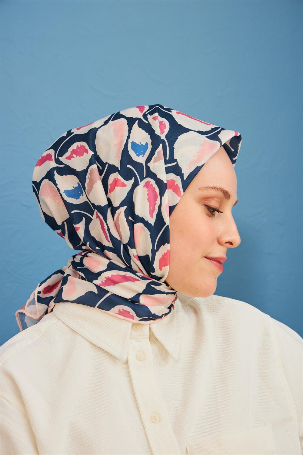 Pamuk Eşarp - İpekhan Lupin Modeli  - SEIHE1110-10