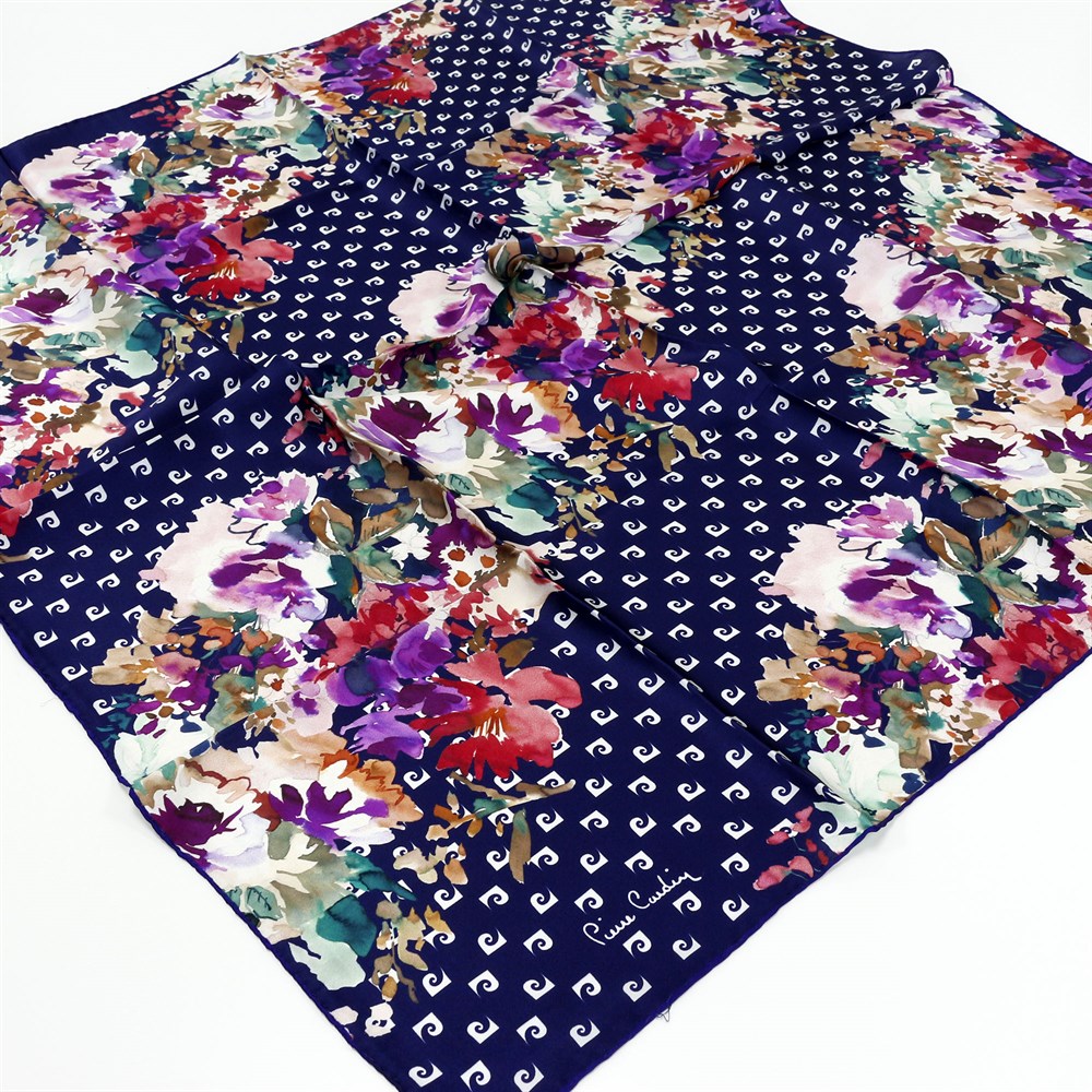 Pierre Cardin Büyük Boy İpek Eşarp - 7585430-323 - Sura 100 cm