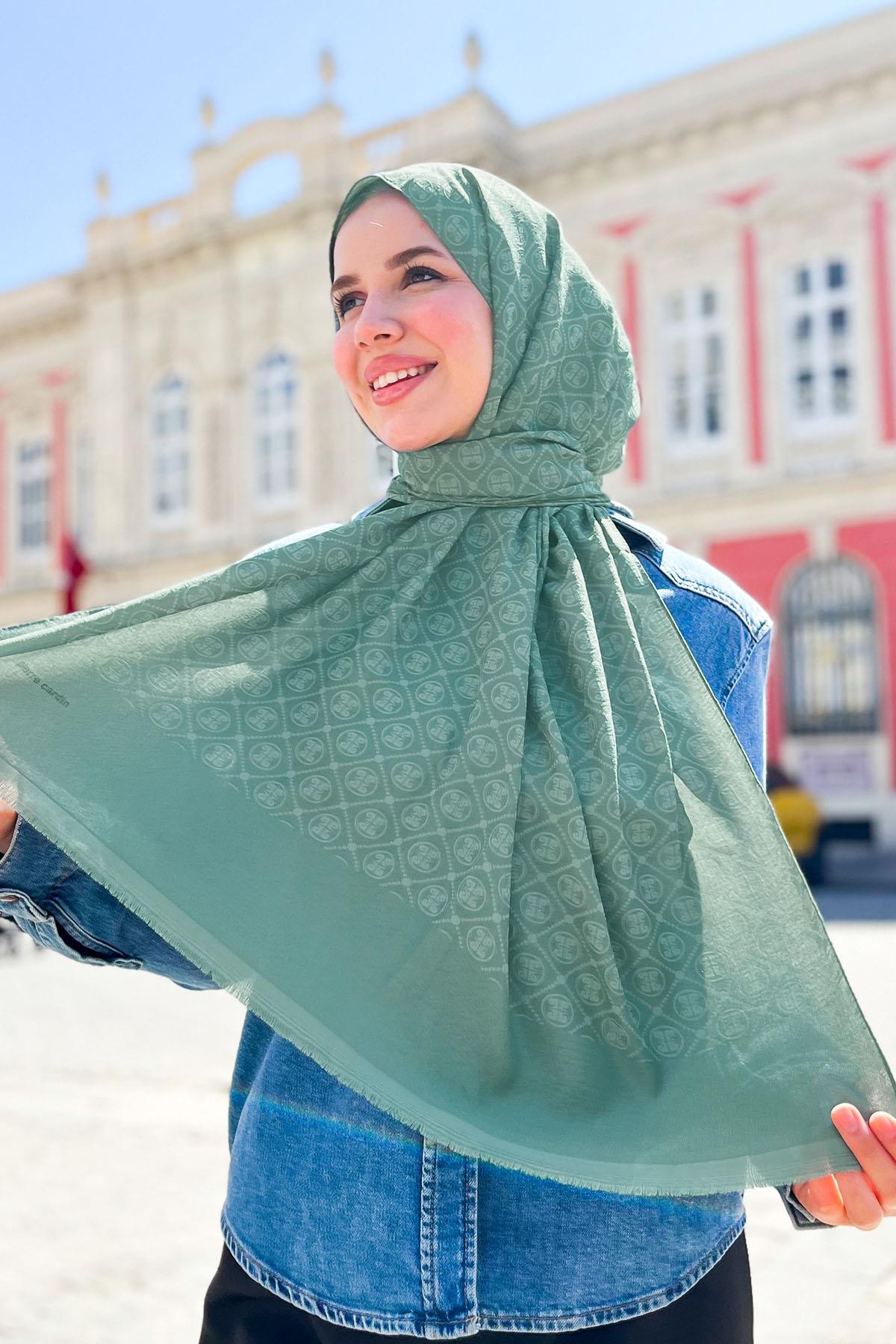 Pierre Cardin Elegans Monogram Şal - 1090700-951 - Renk