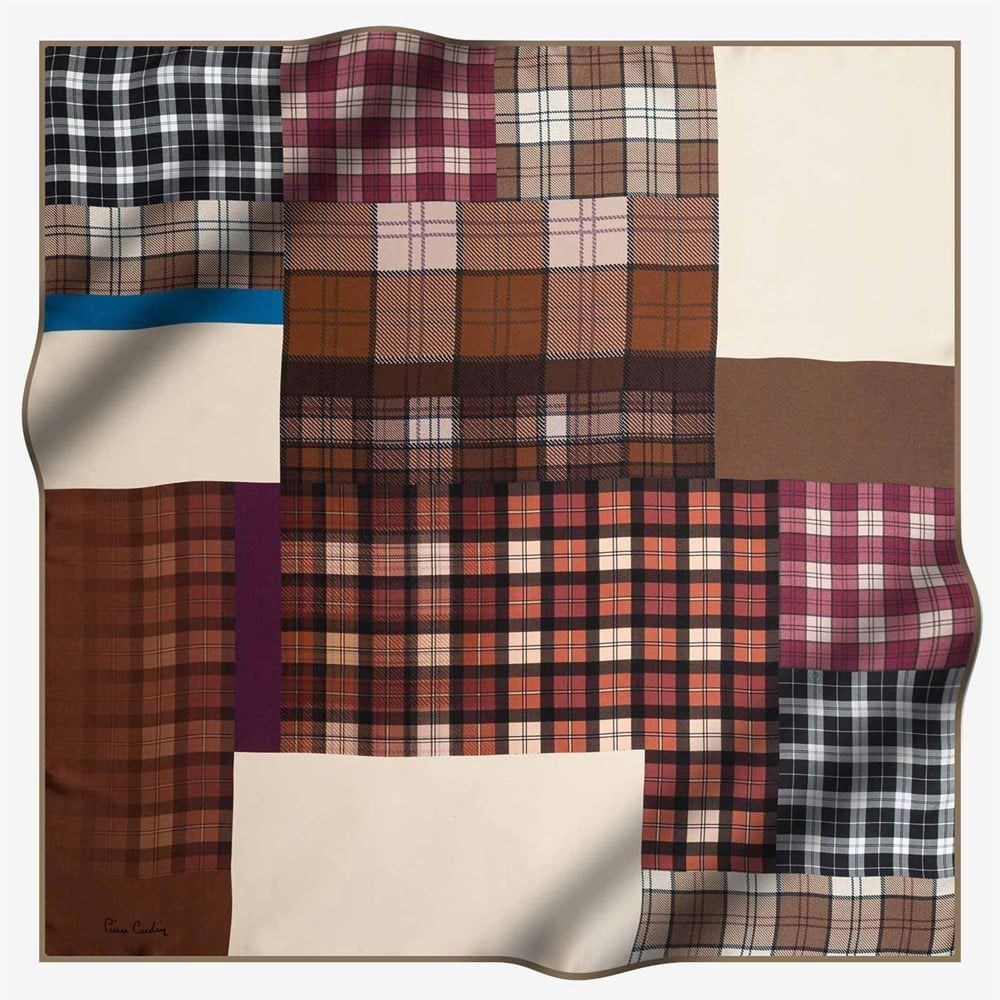 Pierre Cardin Hafif Defolu İpek Eşarp - 7962438-931 - Tivil - C412