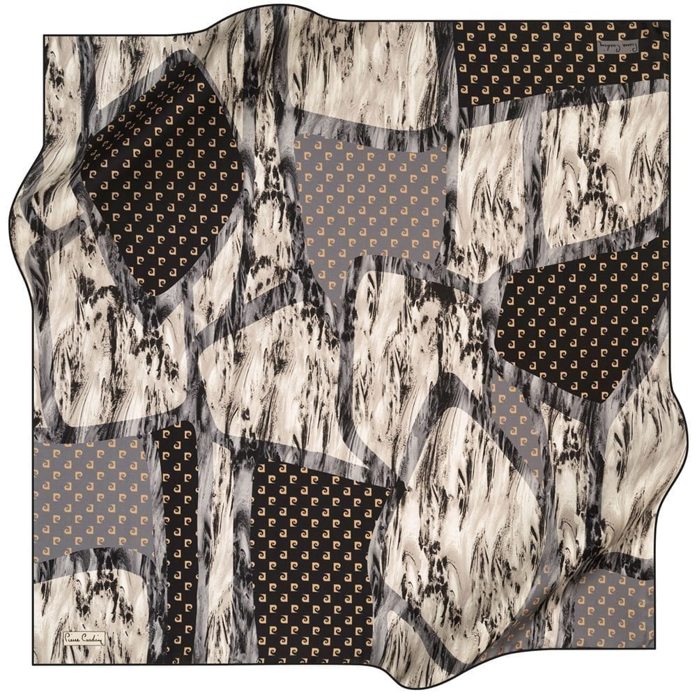 Pierre Cardin Hafif Defolu İpek Eşarp - 8147438-913 - Tivil - D103
