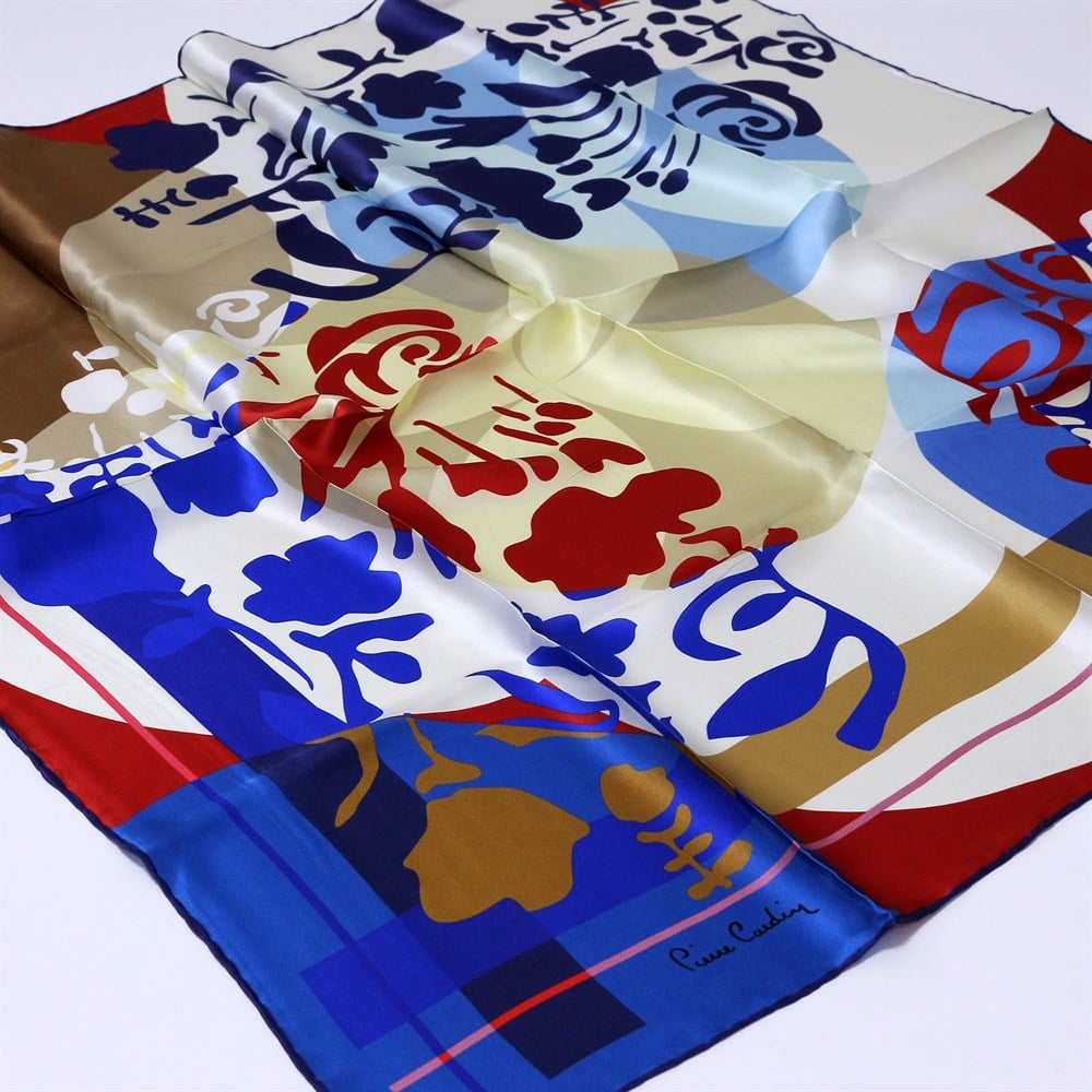 Pierre Cardin Silk Scarf - 7735438-921 - Twill Scarf