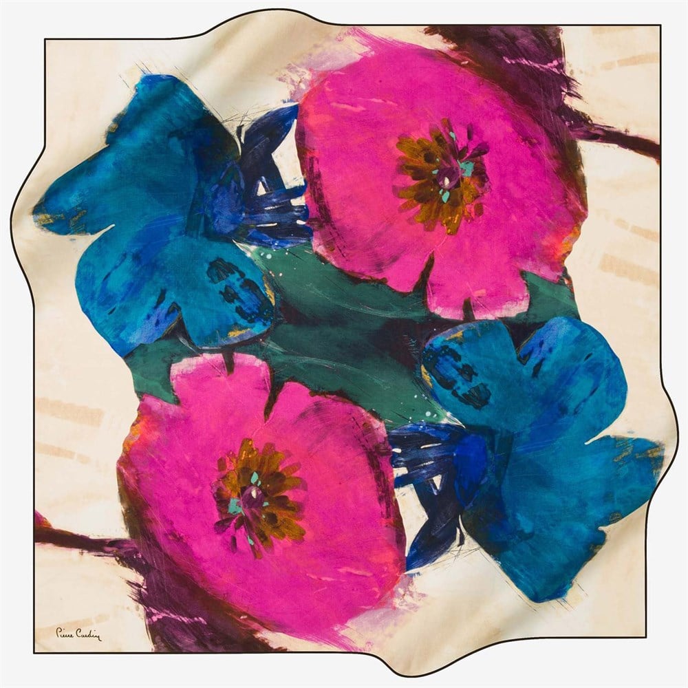 Pierre Cardin İpek Eşarp - 2020 İlkbahar-Yaz - 7956438-921 - Tivil