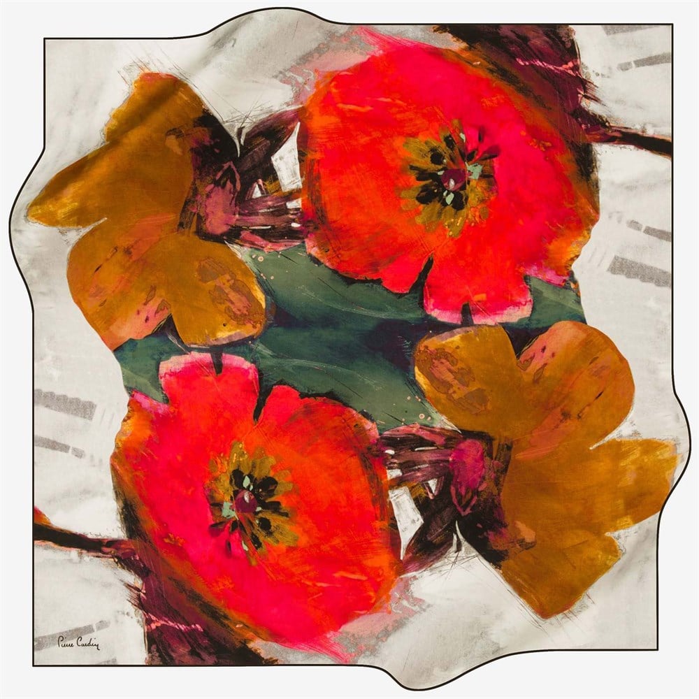 Pierre Cardin İpek Eşarp - 2020 İlkbahar-Yaz - 7956438-911 - Tivil