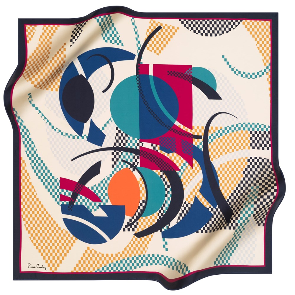Pierre Cardin Silk Scarf - 2021 Spring-Summer - 8265438-921 - Twill