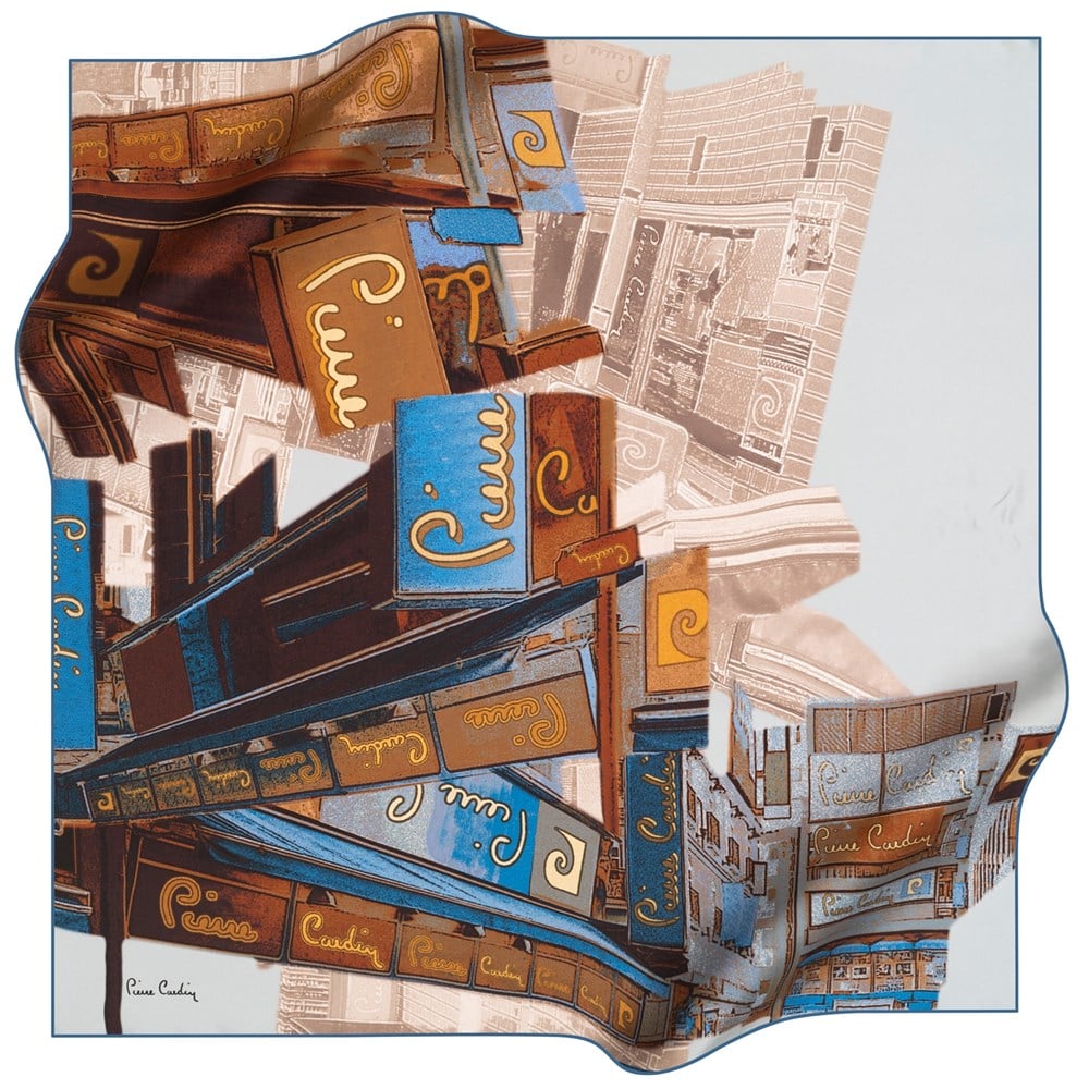 Pierre Cardin Silk Scarf - 2021 Spring-Summer - 8221230-323 - Satin