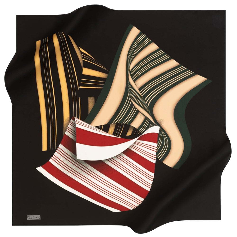 Pierre Cardin Silk Scarf - 2021 Spring-Summer - 8262230-312 - Satin