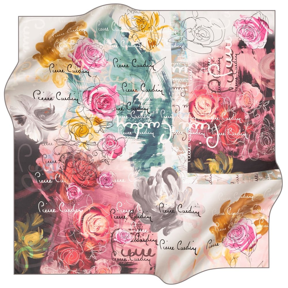 Pierre Cardin Silk Scarf - 2021 Spring-Summer - 8284438-971 - Twill