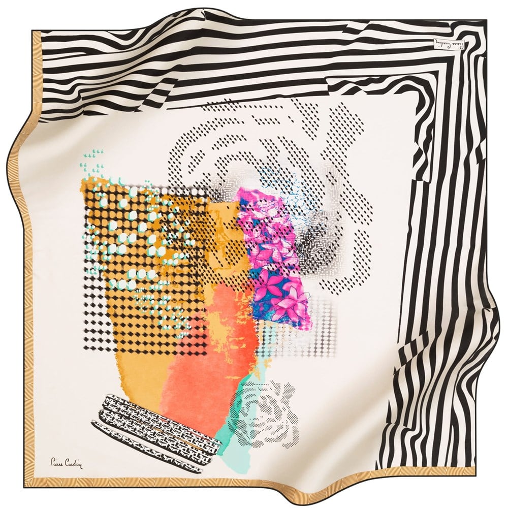 Pierre Cardin Silk Scarf - 2021 Spring-Summer - 8275438-911 - Twill