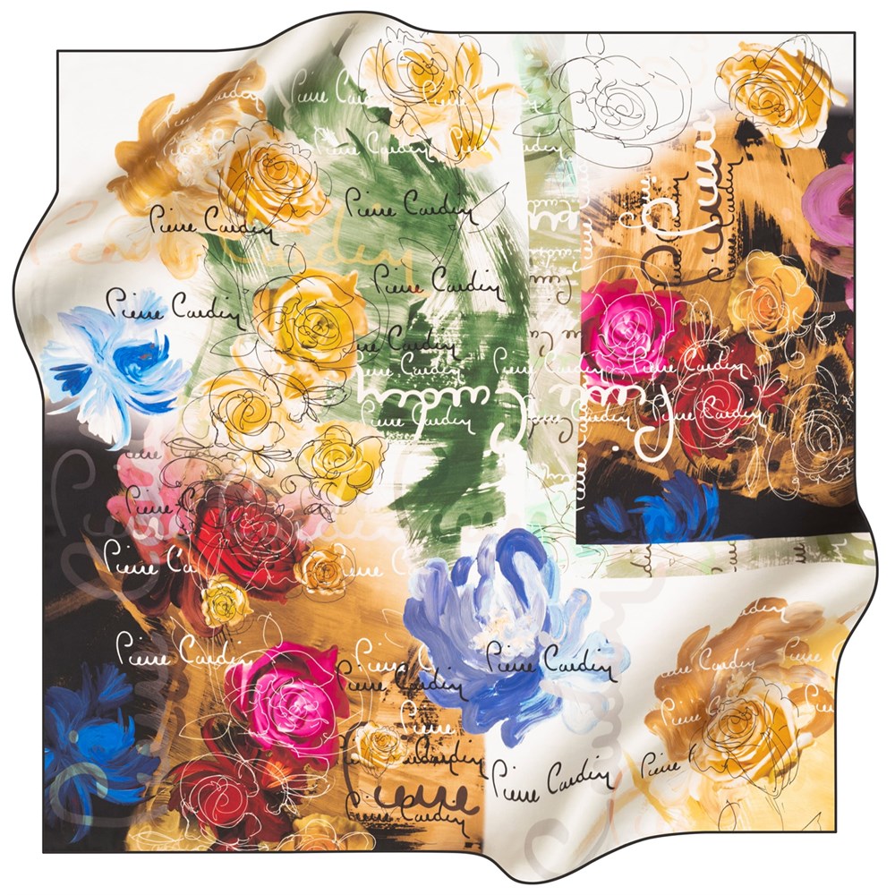 Pierre Cardin Silk Scarf - 2021 Spring-Summer - 8284438-912 - Twill