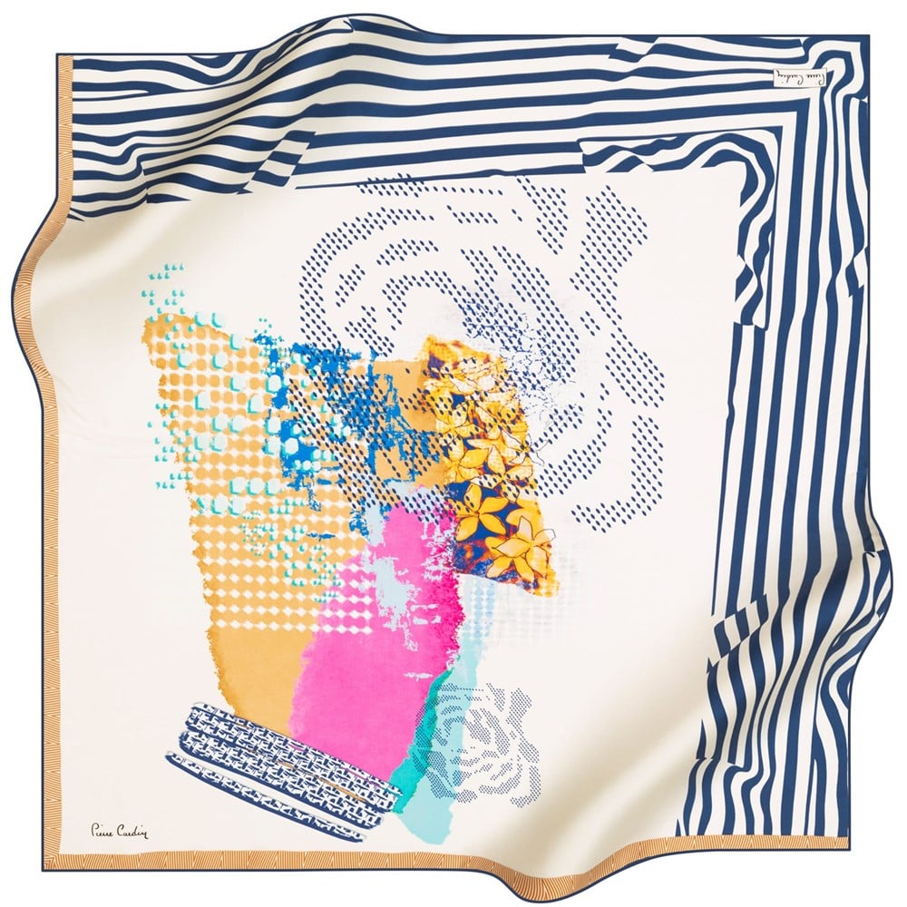 Pierre Cardin Silk Scarf - 2021 Spring-Summer - 8275438-921 - Twill