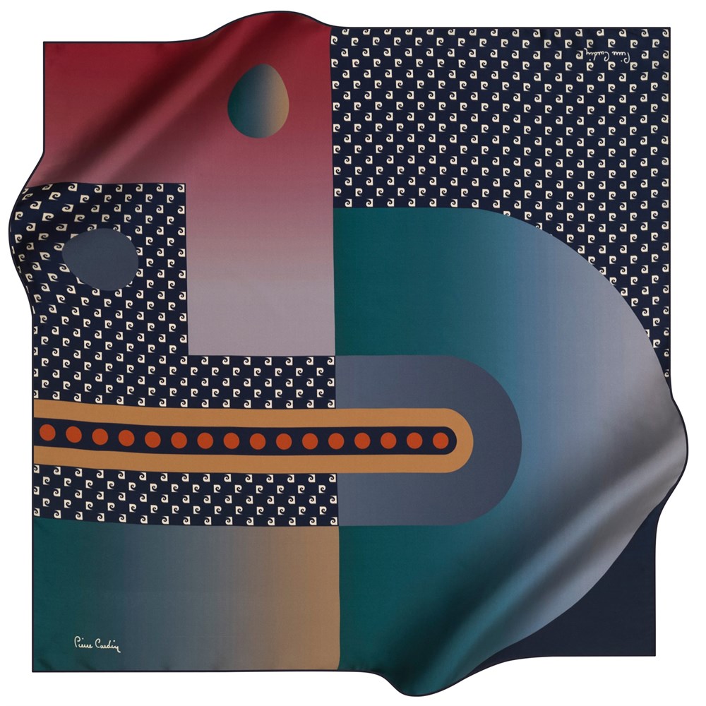 Pierre Cardin Silk Scarf - 2021 Spring-Summer - 8213230-322 - Satin