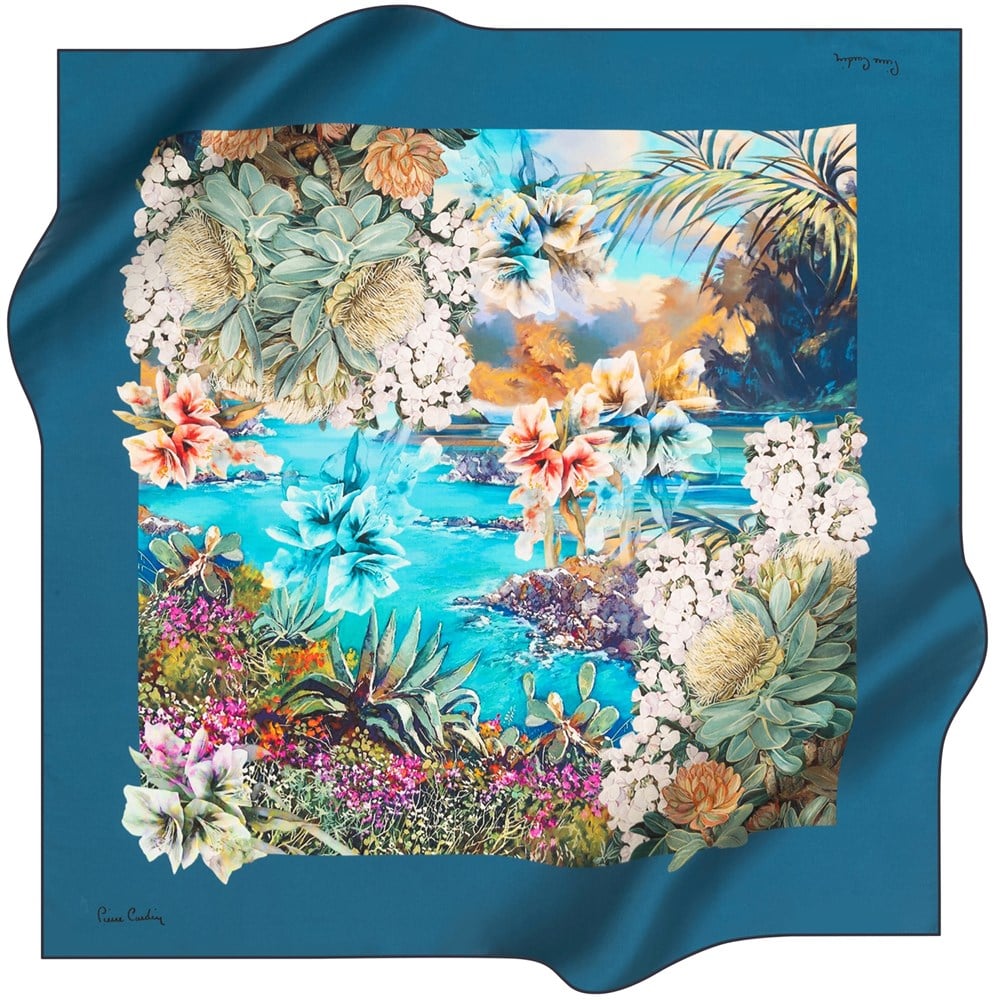 Pierre Cardin Silk Scarf - 2021 Spring-Summer - 8279438-913 - Twill